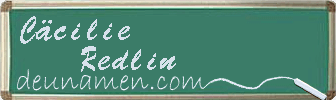 Cäcilie Redlin Visitenkarte